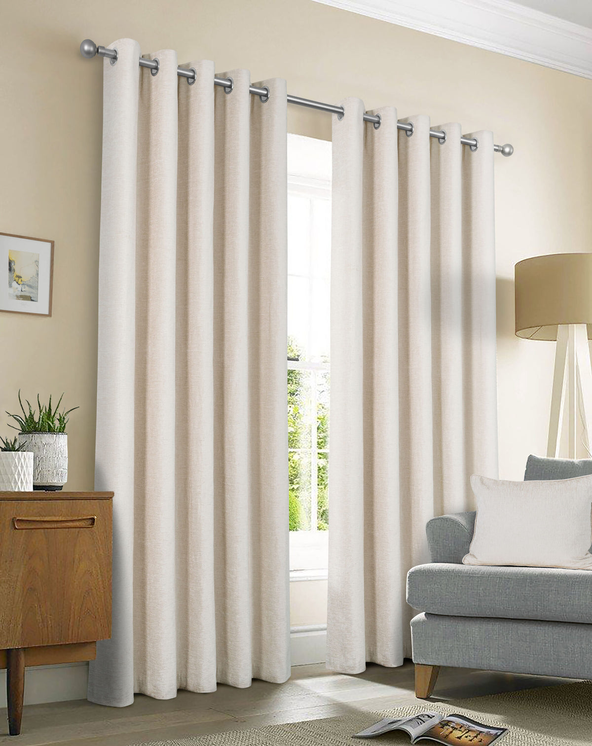 Amberley Interlined Thermal Eyelet Curtain