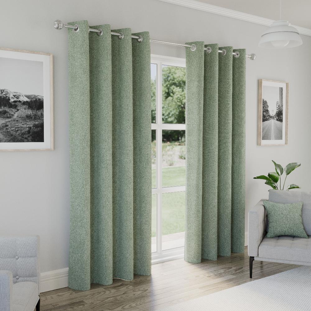 Austin 100% Blackout Eyelet Curtains