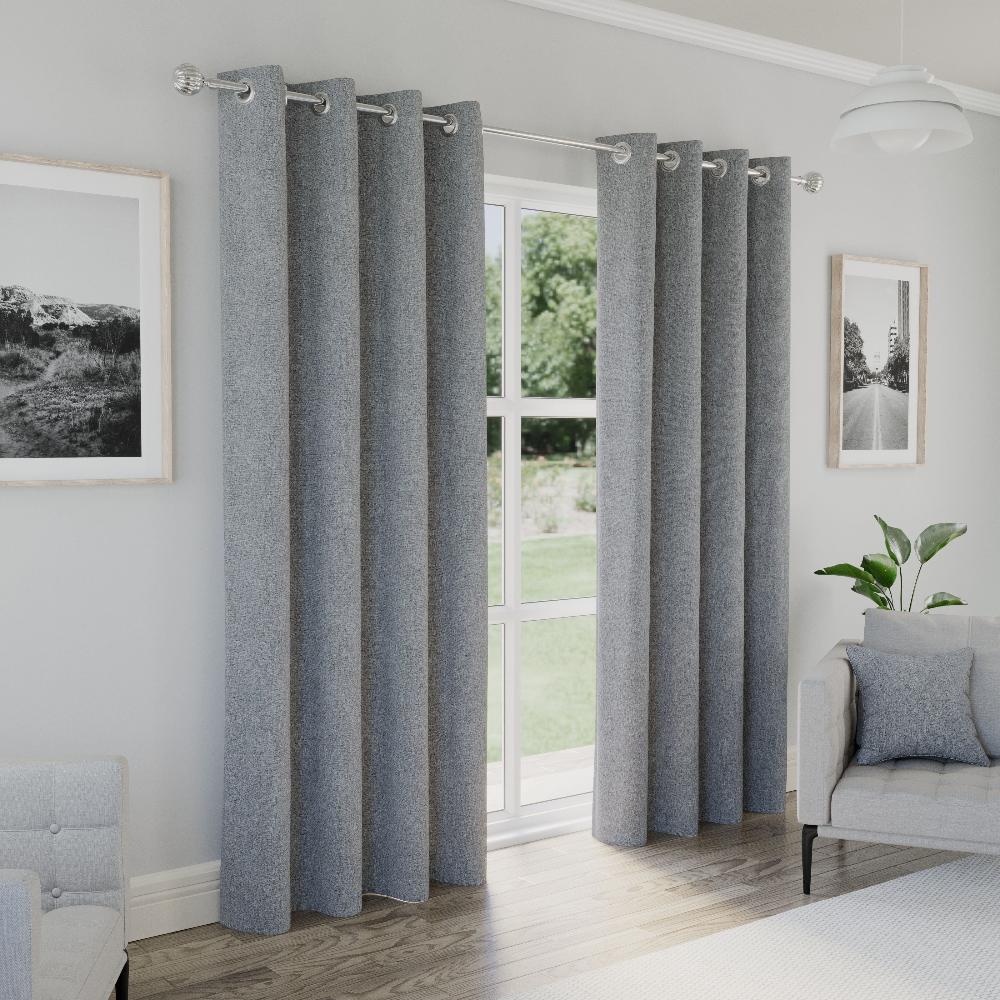Austin 100% Blackout Eyelet Curtains