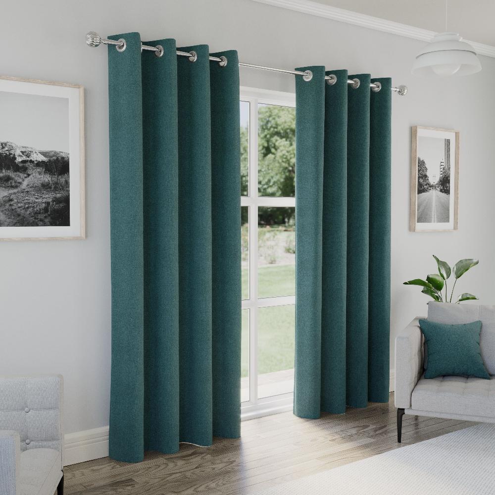 Austin 100% Blackout Eyelet Curtains