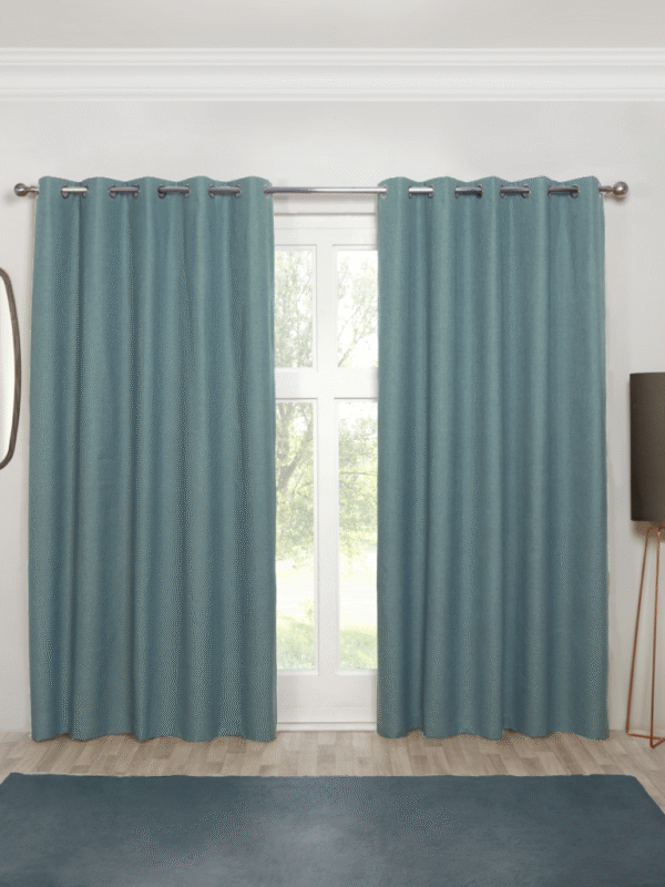 Cosmos Blackout Eyelet Curtains available in four colours