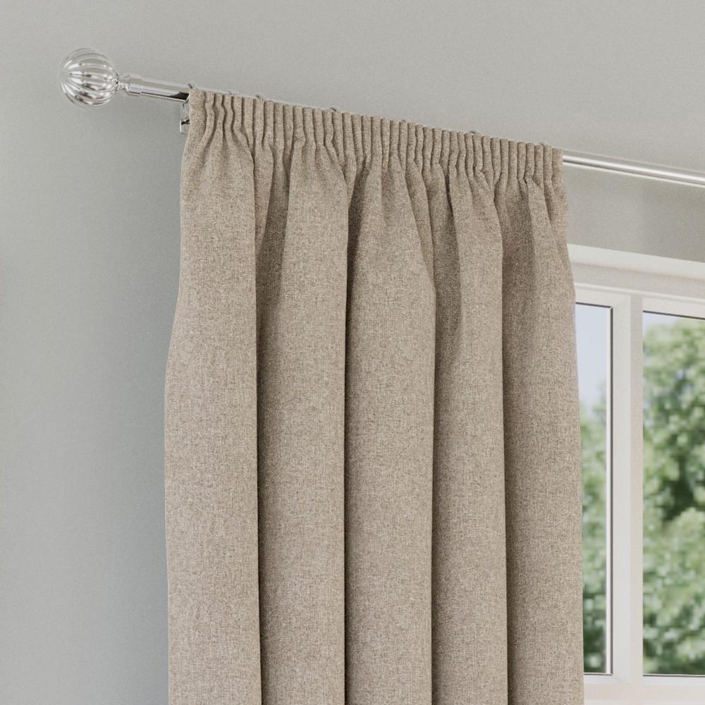 Dallas 100% Blackout Pencil Pleat Curtains