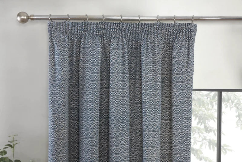 Aztec Pencil Pleat Curtains