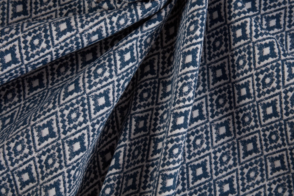 Aztec Pencil Pleat Curtains