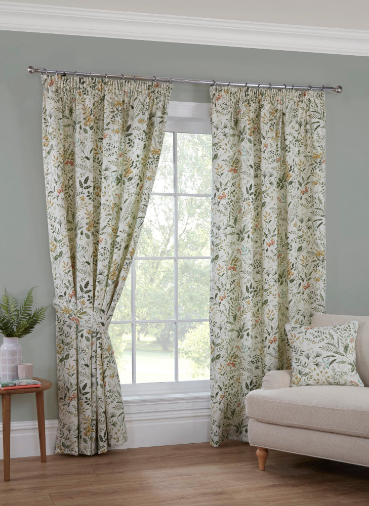 Cleo Pencil Pleat Curtains