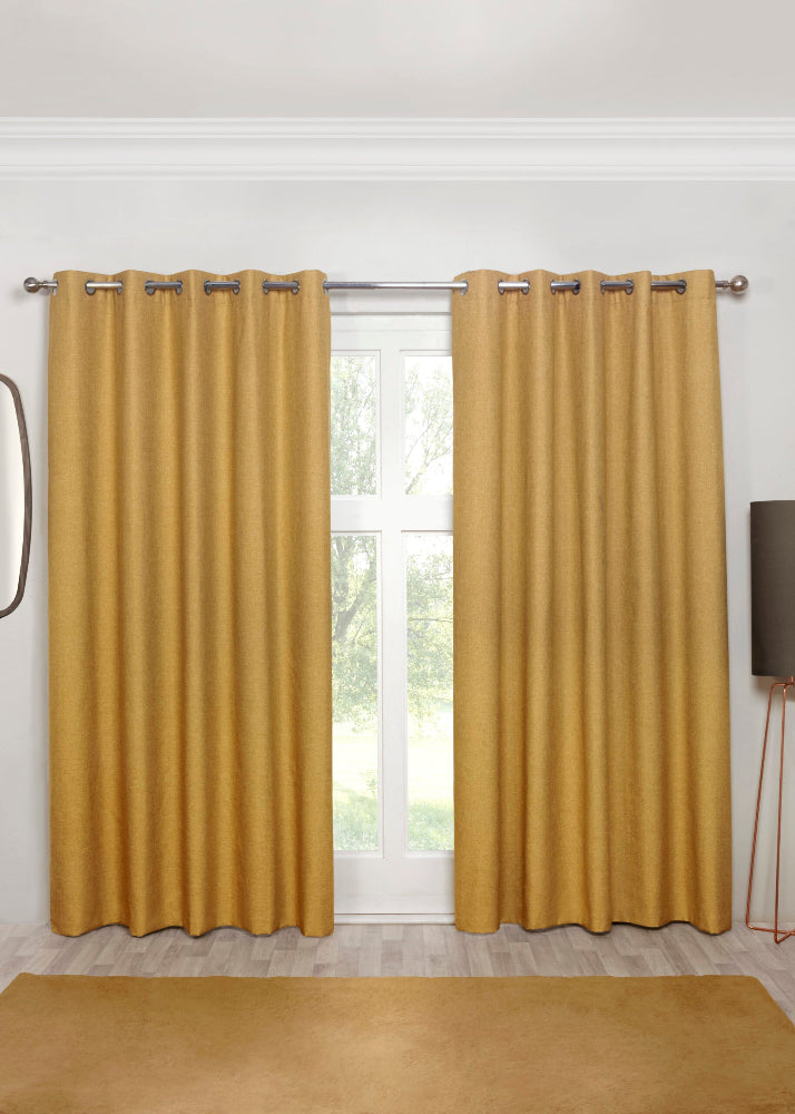 Cosmos Blackout Eyelet Curtains available in four colours