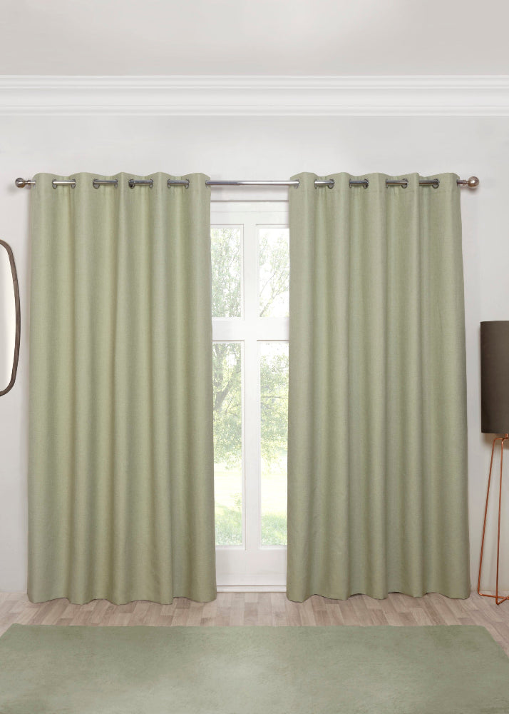 Cosmos Blackout Eyelet Curtains available in four colours