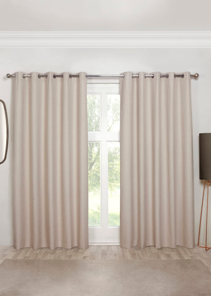 Cosmos Blackout Eyelet Curtains available in four colours