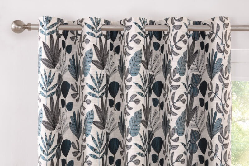 Rutland Fully Lined Eyelet Curtain available in 2 Colours