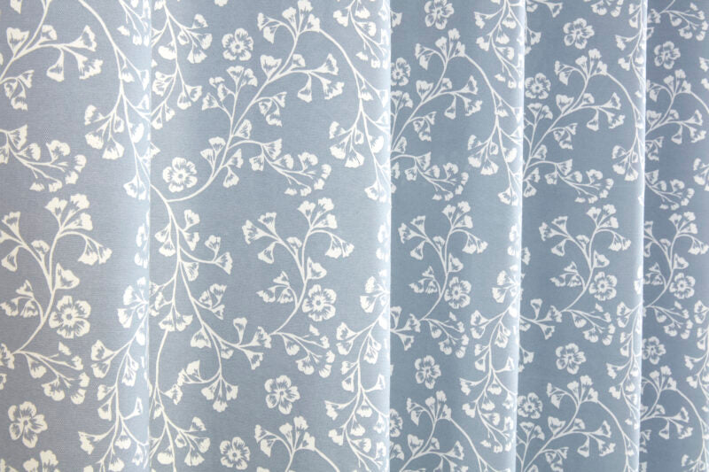 Sade eyelet curtains available in two colours