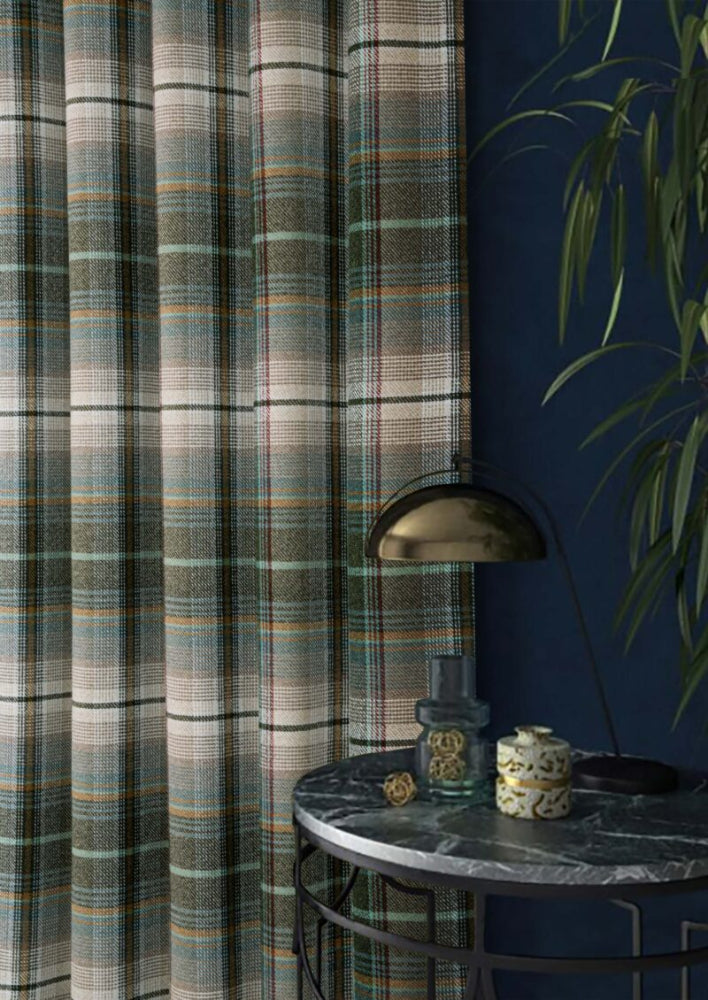 Gleneagles 100% Blackout Lined Eyelet Curtain In 2 Colours