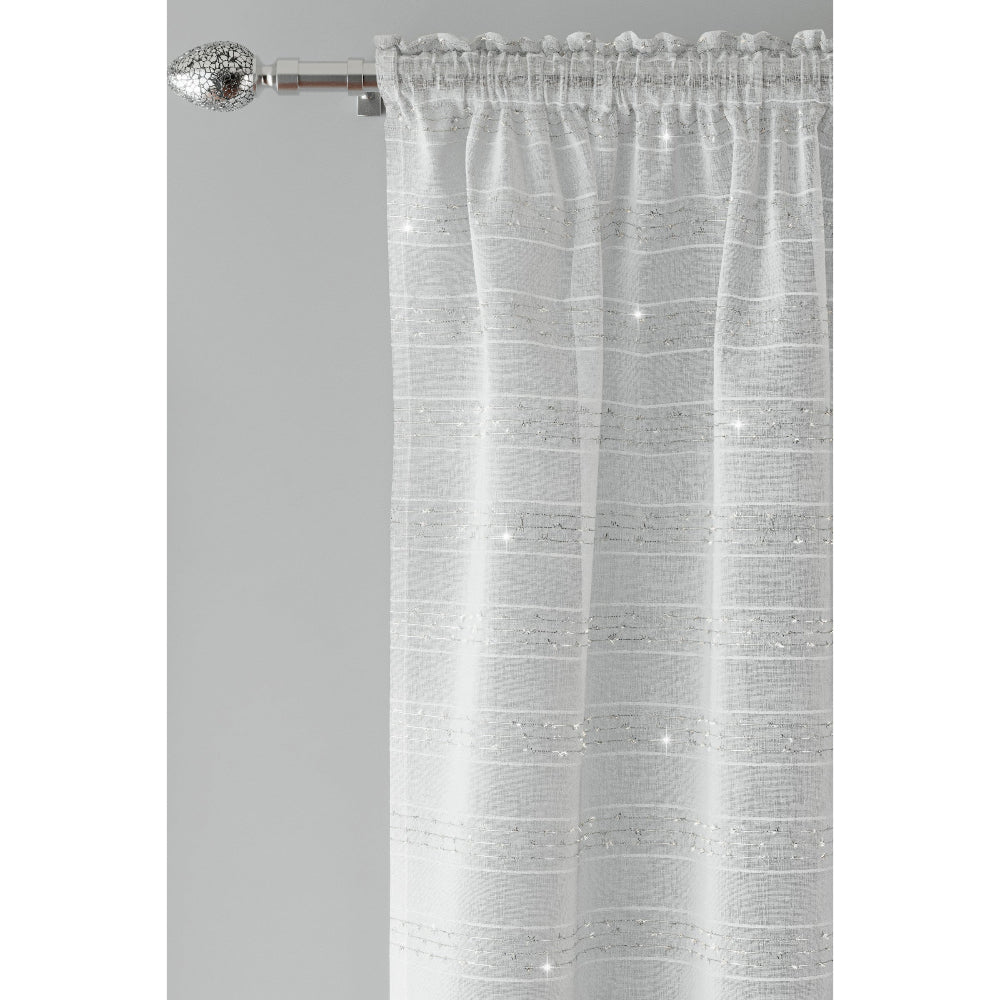 Lima Lurex Striped Voile Panel