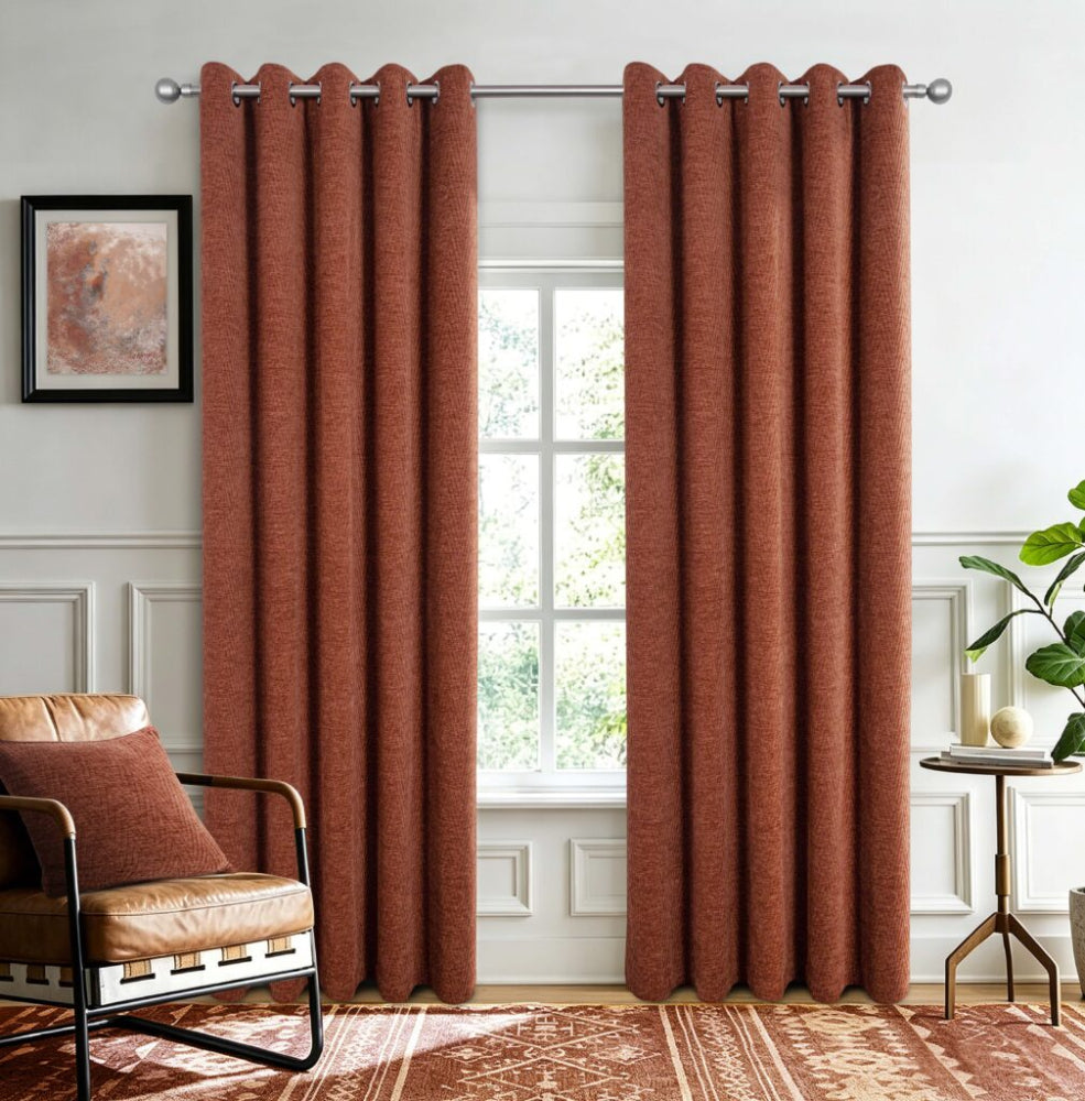 Langley Thermal Lined Eyelet Curtains in 5 Colours