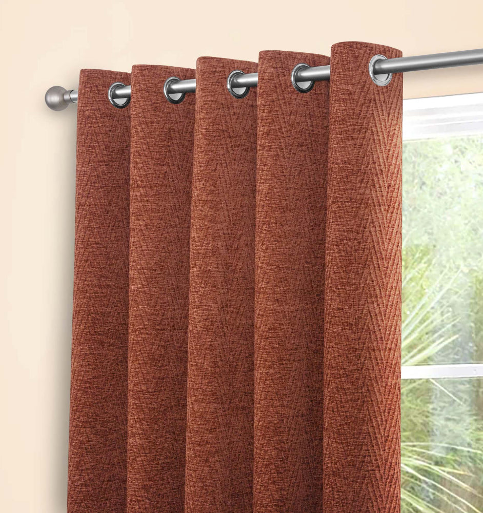 Langley Thermal Lined Eyelet Curtains in 5 Colours