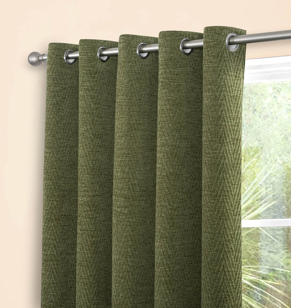 Langley Thermal Lined Eyelet Curtains in 5 Colours