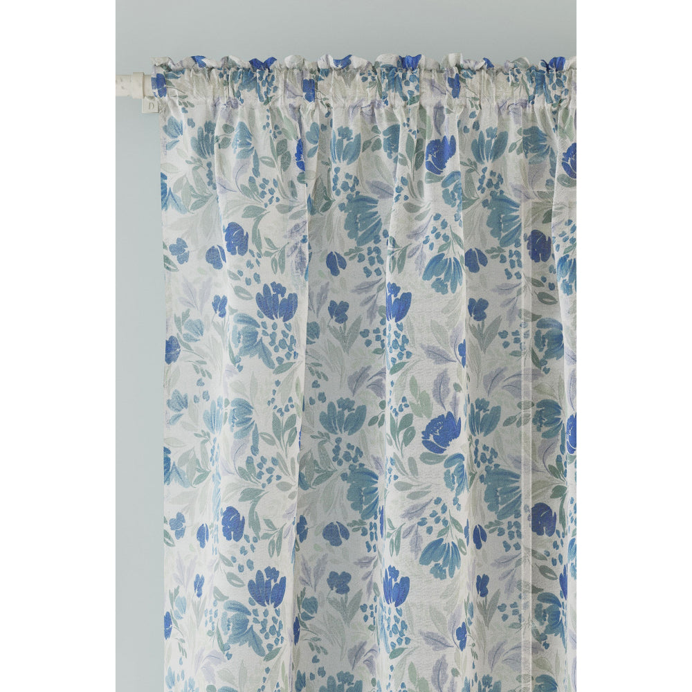 Mia Floral Print Voile Panel