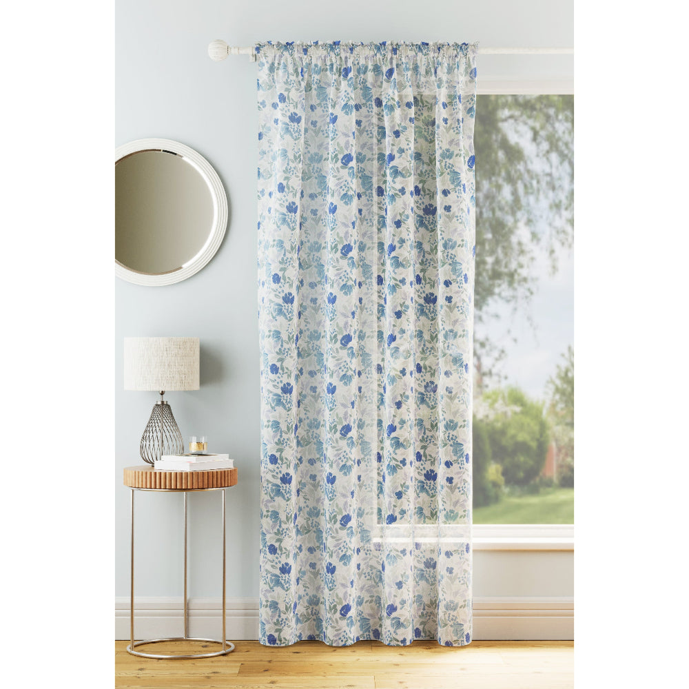 Mia Floral Print Voile Panel