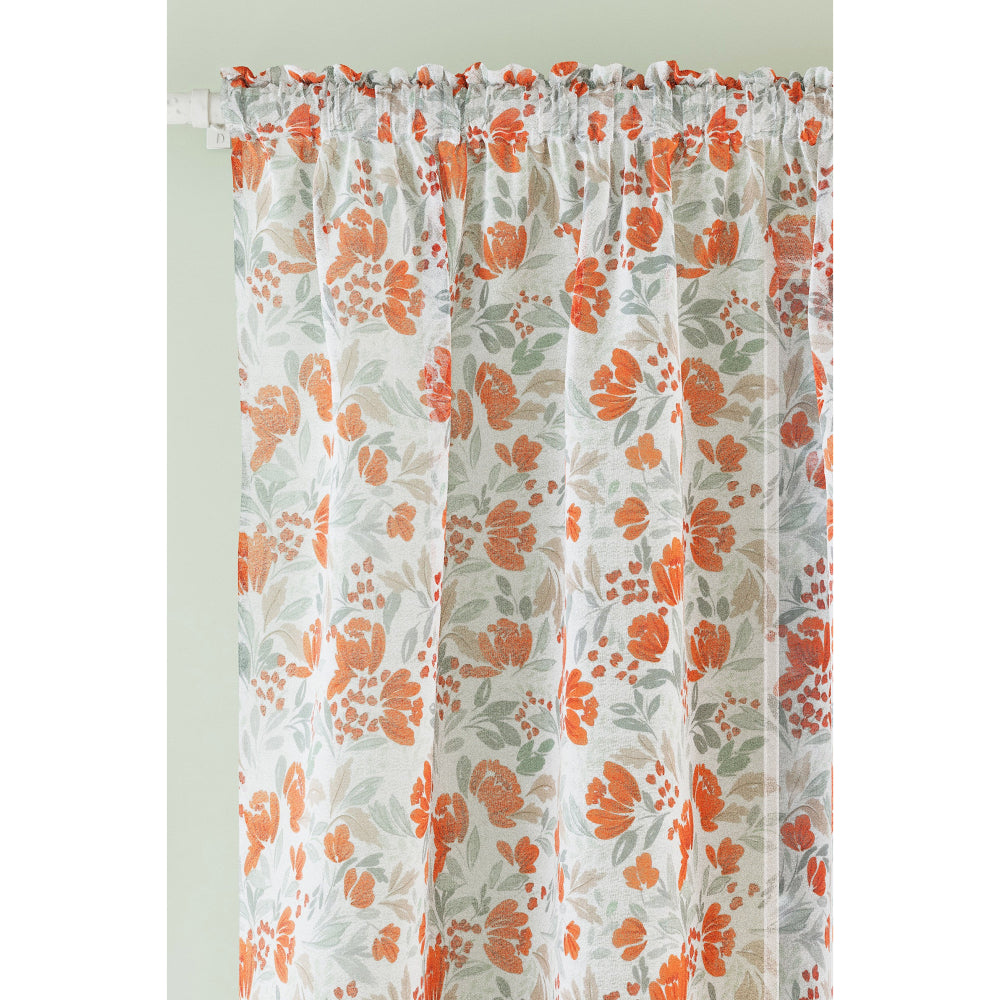 Mia Floral Print Voile Panel