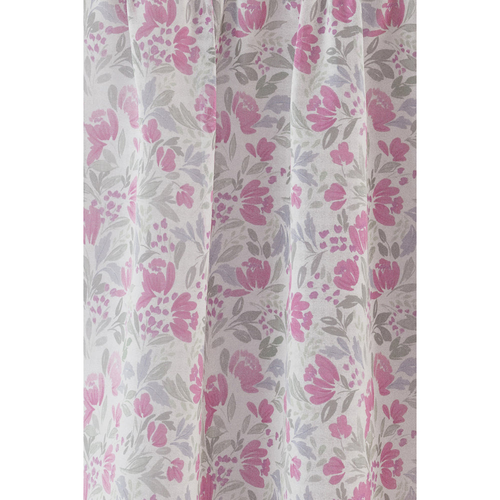 Mia Floral Print Voile Panel