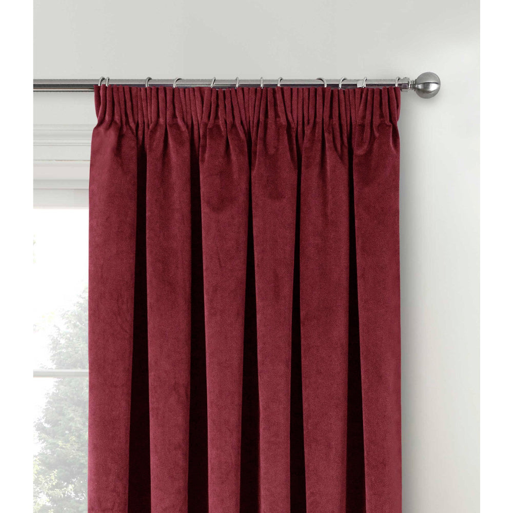 Oxford 100% Blackout thermal Pencil Pleat Curtains Cream