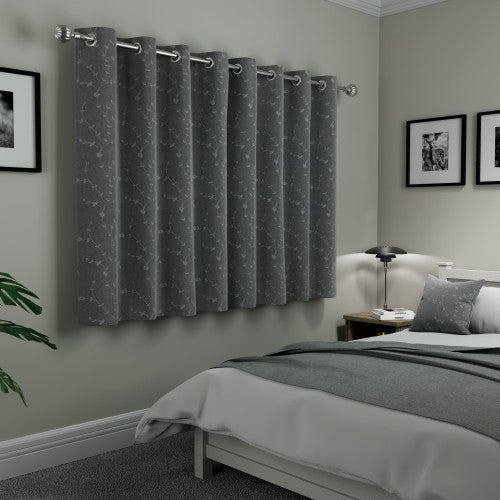 Tivoli 100% Blackout Eyelet Curtains