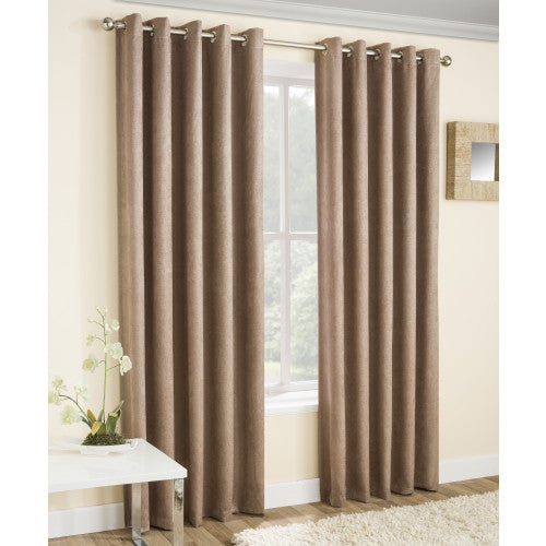Vogue Eyelet Curtains available in 9 colours