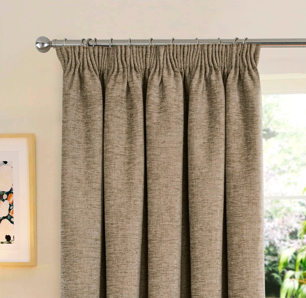 Washington Pencil Pleat Curtains available in two colours