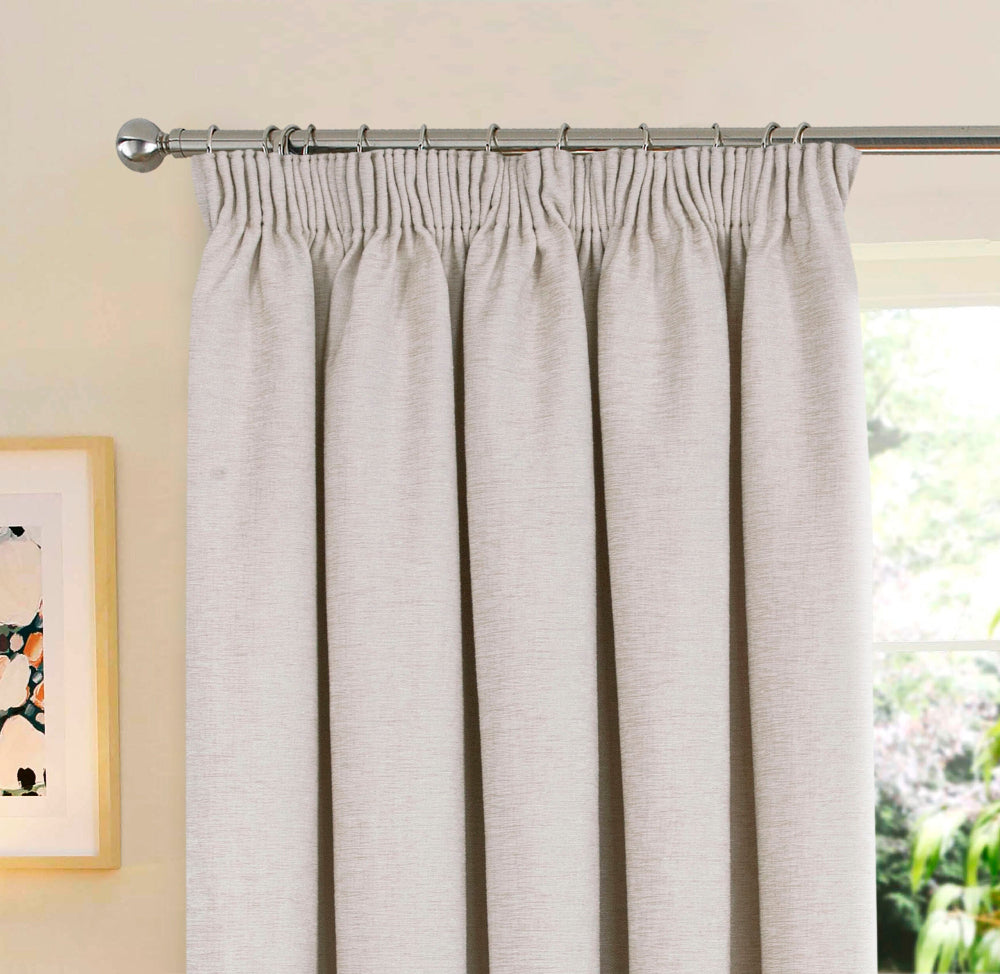 Washington Pencil Pleat Curtains available in two colours