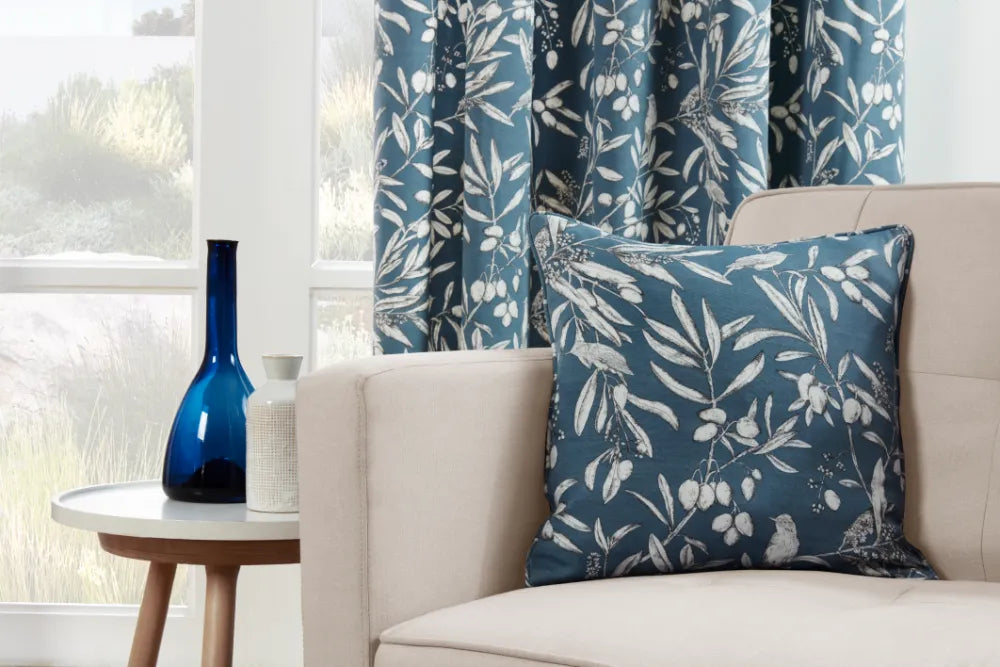 Aviary Pencil Pleat Curtains