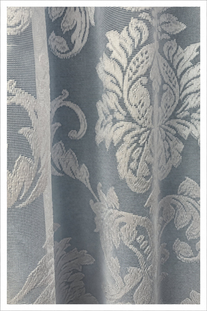 Damask net curtain