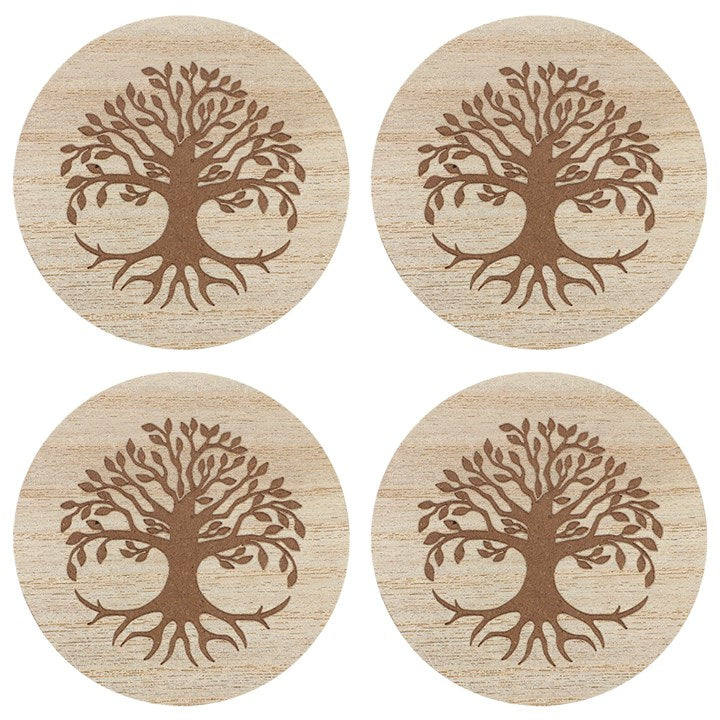 Tree Of Life Engraved Coasters WAS £12.99 NOW ONLY